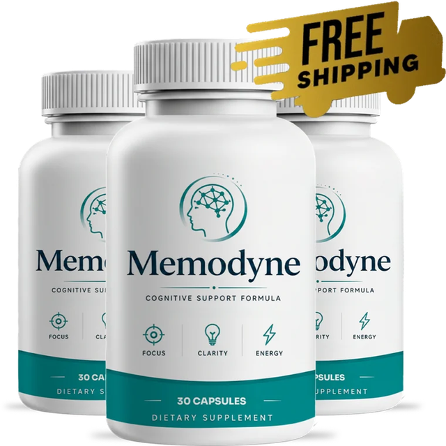 Three bottles of Memodyne capsules